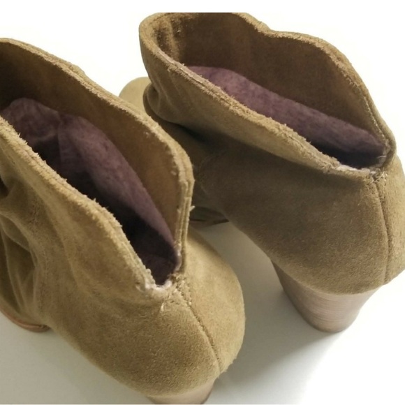 Splendid Women's Rodeo Brown Suede Slouchy Ankle Boots - Picture 2 of 11